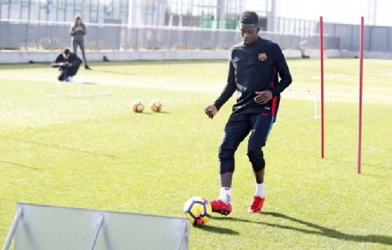 Barcelona confirma baja de Ousmane Dembélé por al menos seis meses