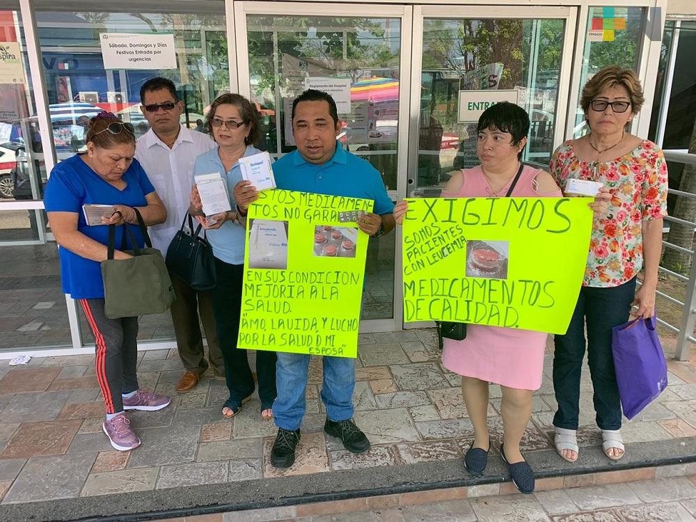 Pacientes con leucemia mieloide denuncian mala calidad en medicina genérica del IMSS