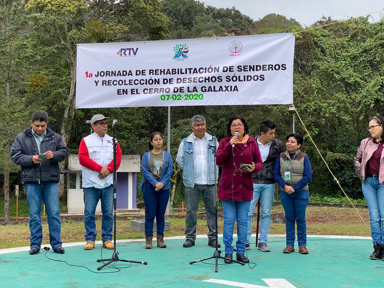 Inició jornada de rehabilitación del Cerro de la Galaxia