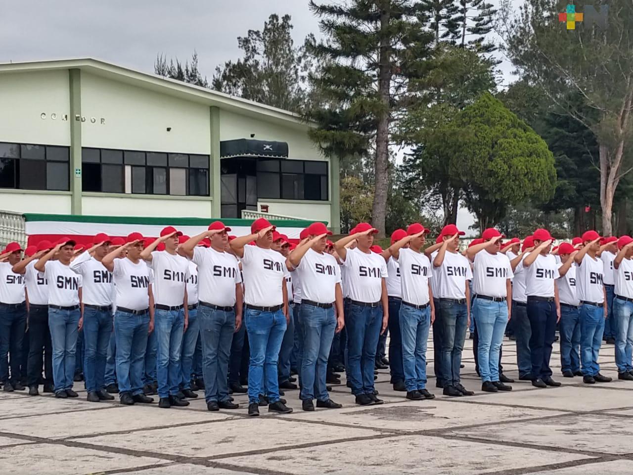 Sedena da la bienvenida a personal del Servicio Militar