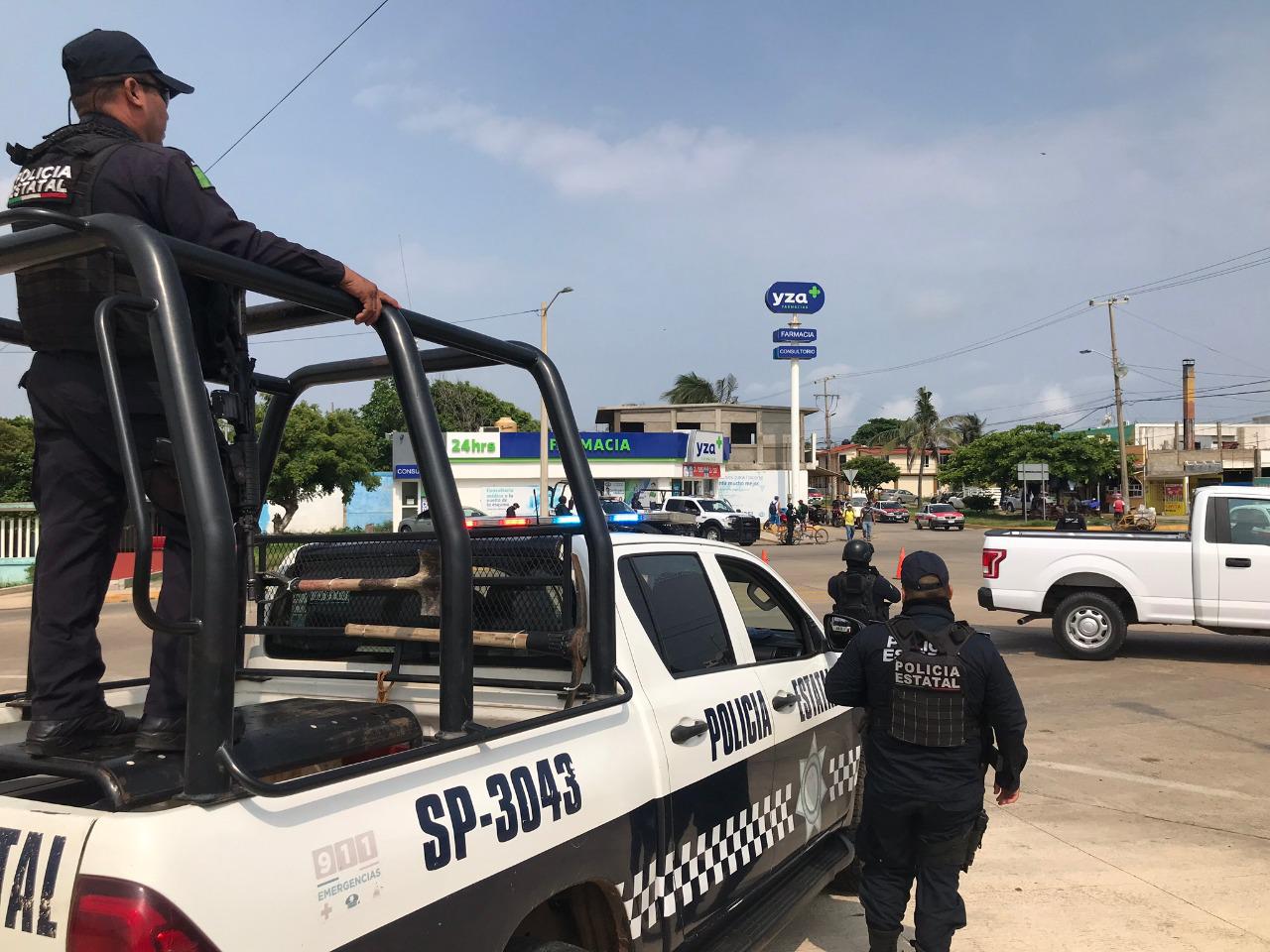 SSP mantiene vigilancia en hospitales, bancos y comercios de la entidad veracruzana