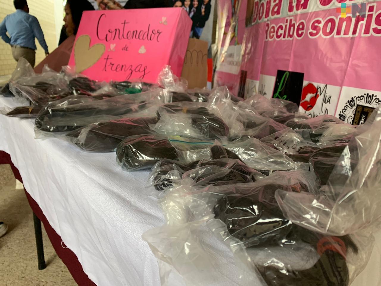 Concluyó colecta de trenzas; elaborarán pelucas para niños con cáncer de Coatzacoalcos