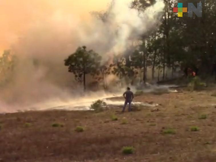 Se registra segundo incendio forestal de gran magnitud en el municipio de Huayacocotla