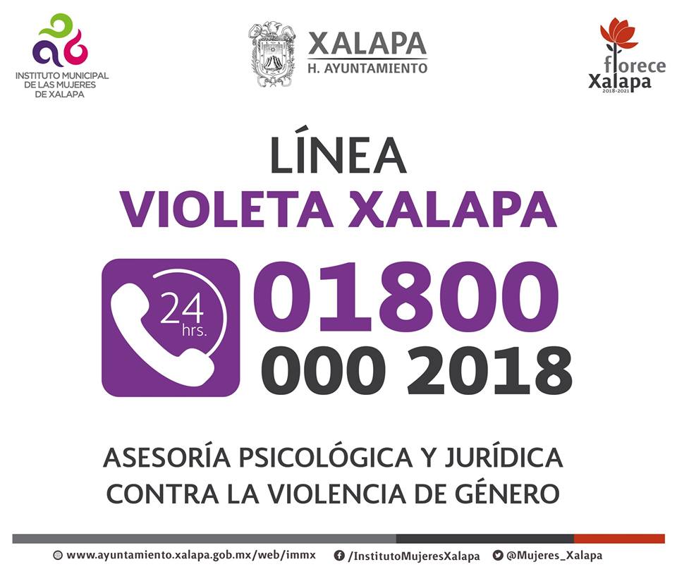 Instituto Municipal de las Mujeres de Xalapa analizará avances de obtenidos con Línea Violeta