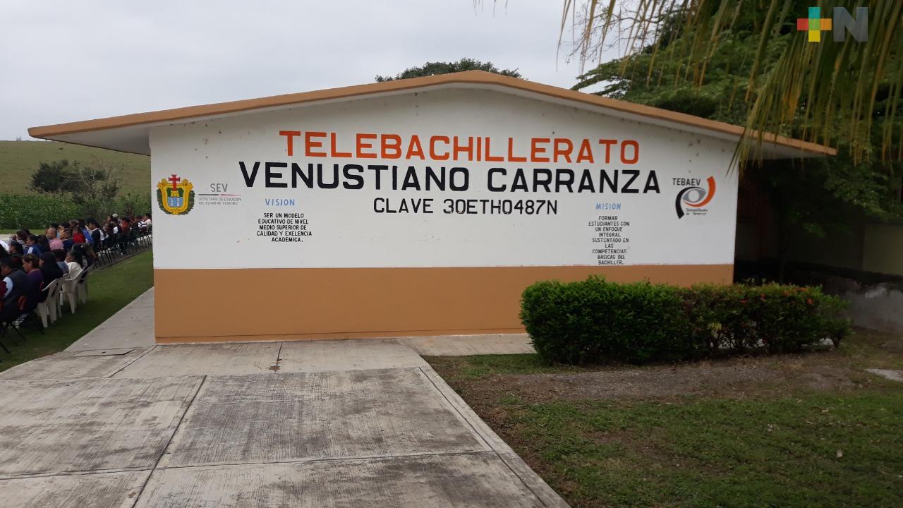 Solo 19% de telebachilleratos de la zona Tuxpan cuentan con escrituras de propiedad