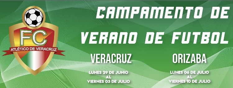 Albergarán Veracruz y Orizaba, Campamento de Futbol en Verano