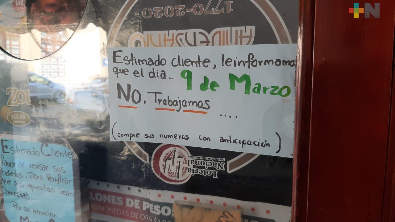 En Veracruz-Boca del Río, más de 10 mil empresas se unieron al paro de mujeres