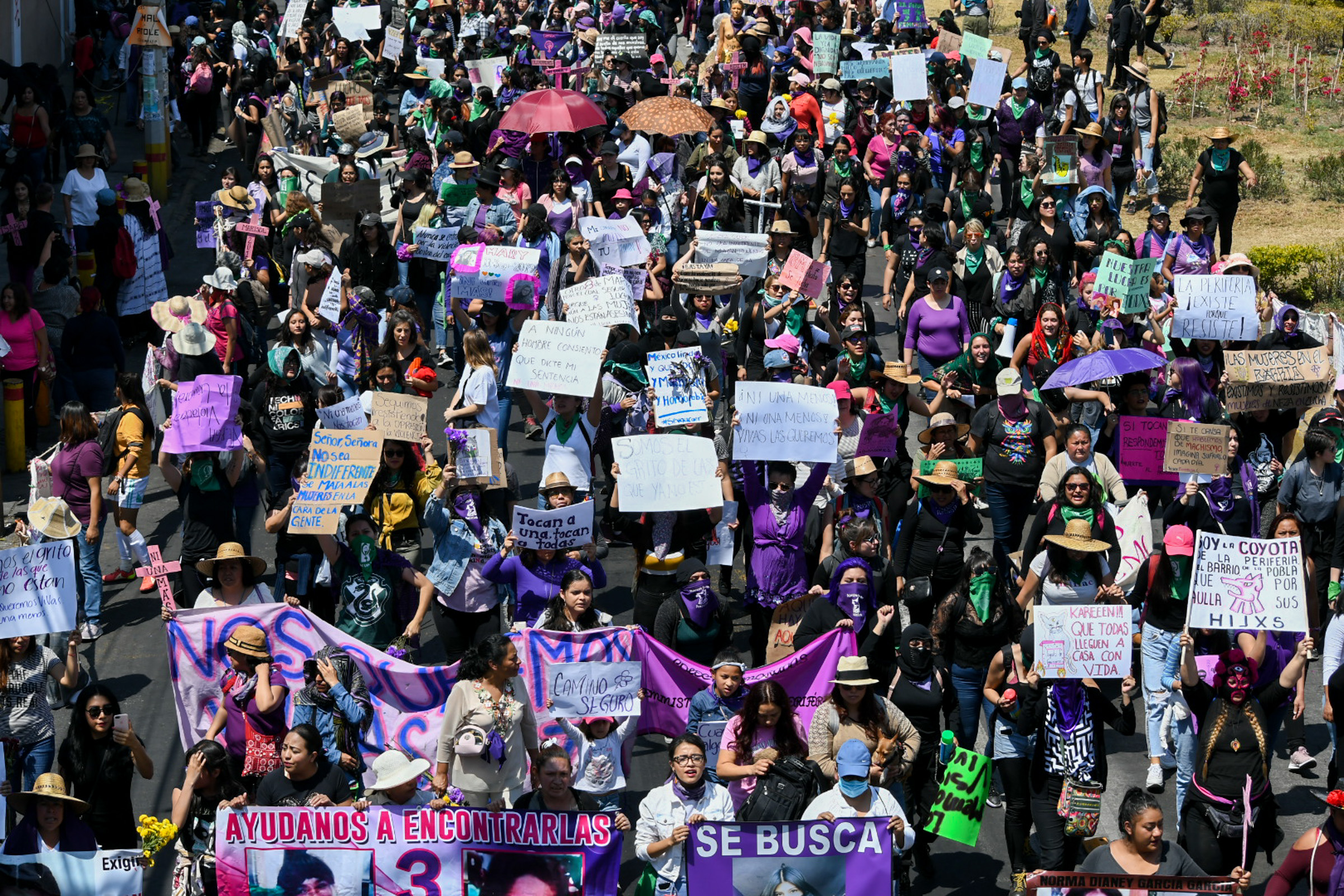 Miles de mujeres inundaron la plancha del zócalo como un tsunami