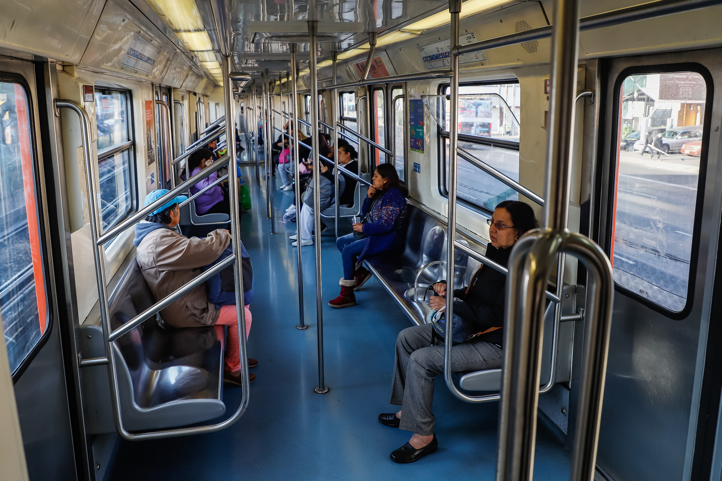 Un día sin mujeres en el transporte público