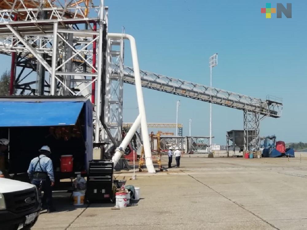 API Coatzacoalcos recibe embarcaciones internacionales bajo estrictas medidas sanitarias