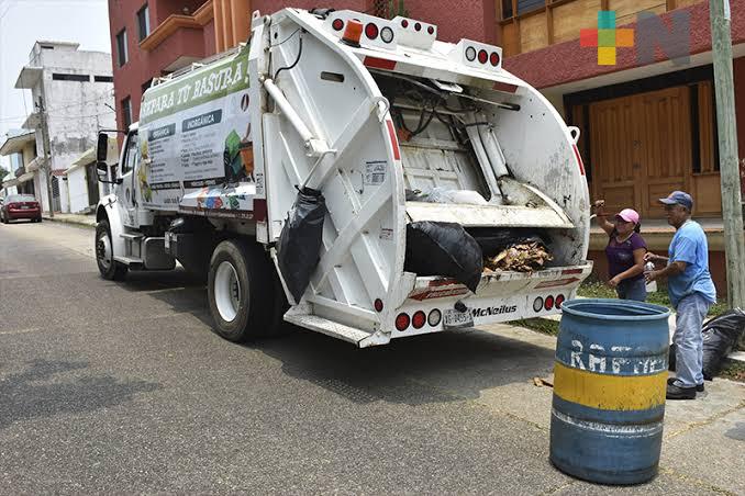 En Coatza, no se suspenderá la recolección de basura