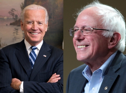 Covid-19 y vicepresidenta, tema destacados del debate Biden-Sanders