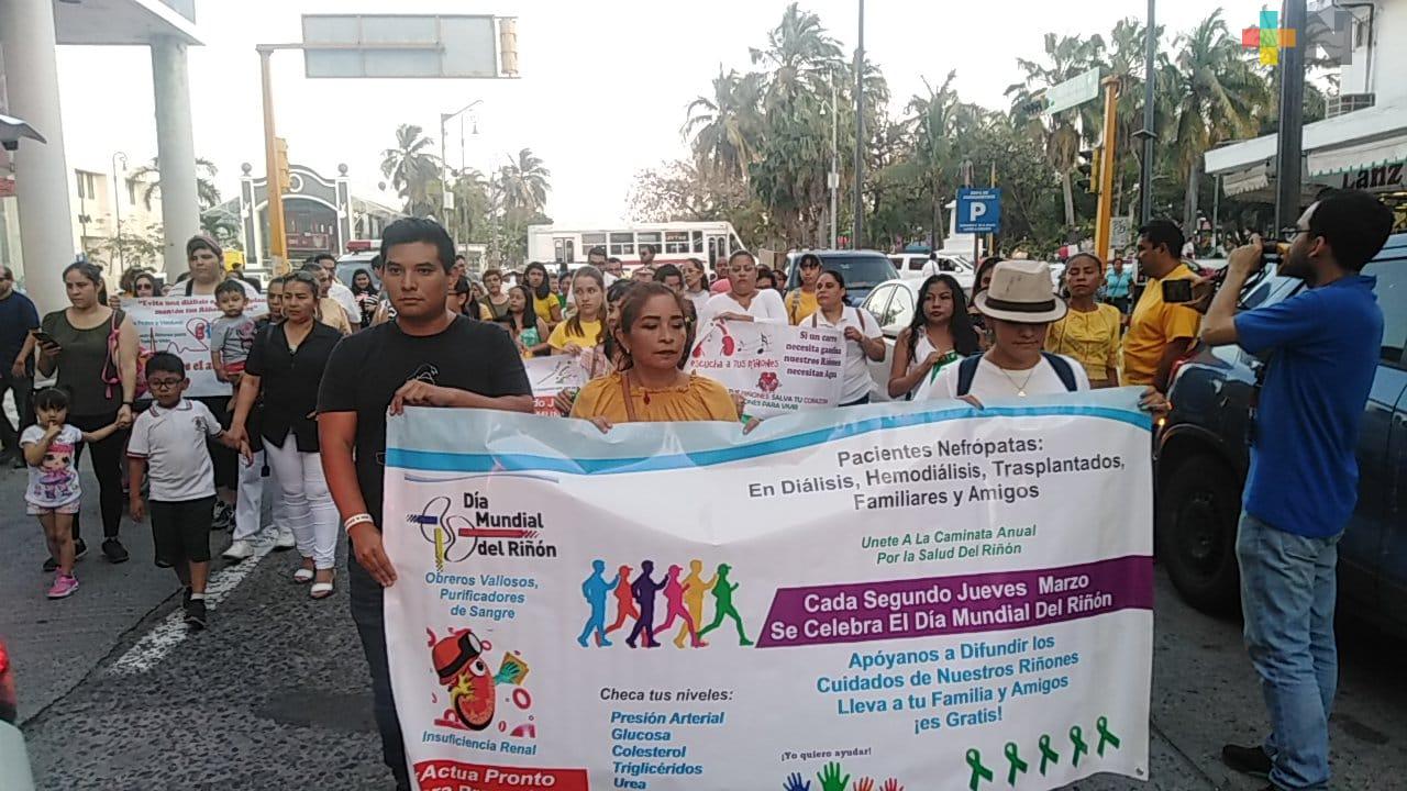 Marchan para concientizar sobre el cuidado del riñón