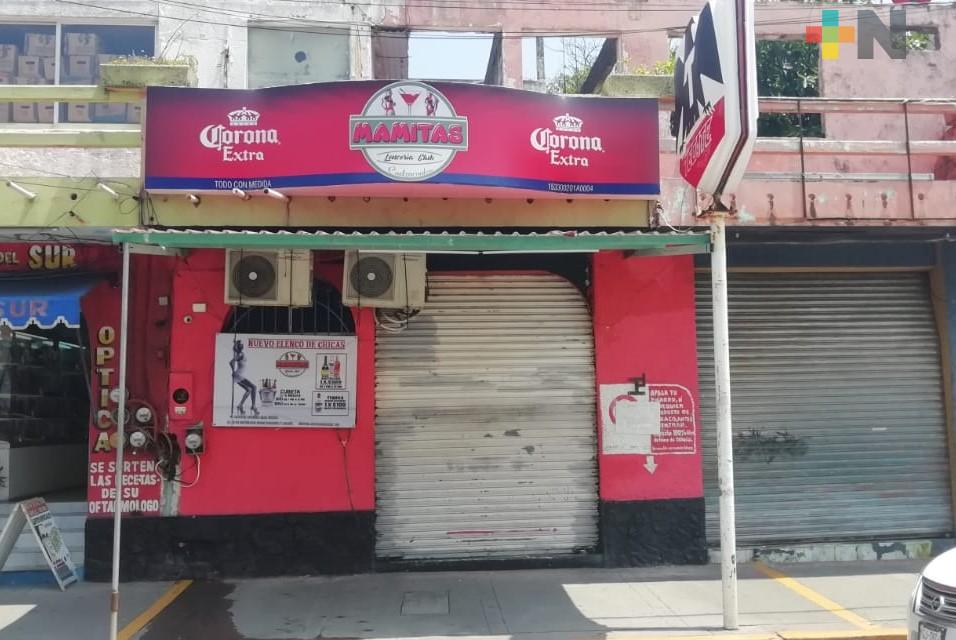 En Coatzacoalcos, algunos bares y centros nocturnos cerrarán temporalmente para evitar contagios del Covid-19