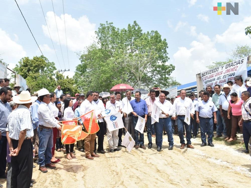 En Tantoyuca, se están desarrollando distintas inversiones en materia de  agua potable