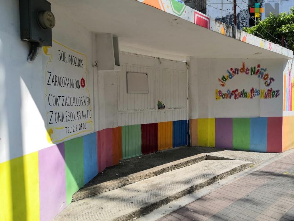 Escuelas de Coatzacoalcos suspenden actividades para prevenir contagios de Covid-19