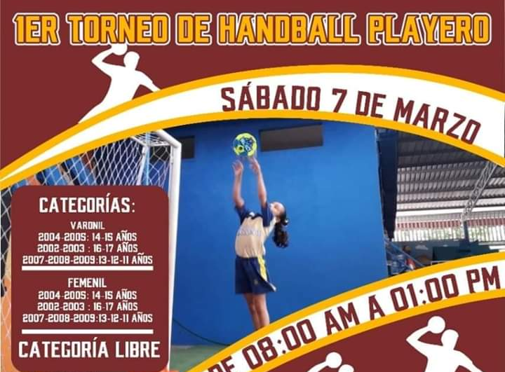 Este sábado torneo de handball playero en Coatzacoalcos