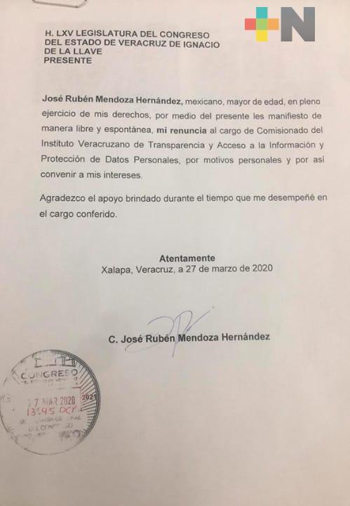 Renuncian Rubén Mendoza y Arturo Mariscal al IVAI