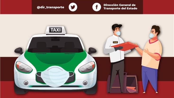 Convocan a taxistas para inscribirse a Promover y brindar servicio de entrega a domicilio