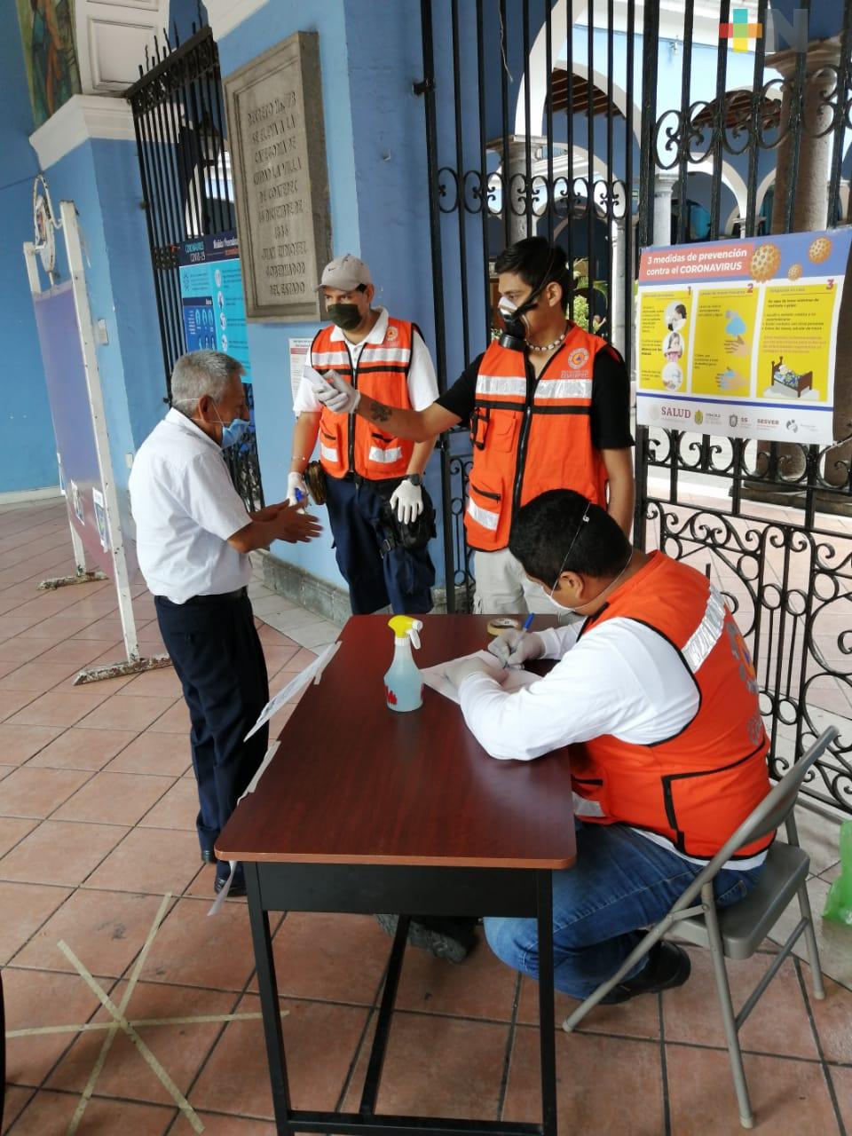 Ayuntamiento de Coatepec implementó medidas sanitarias