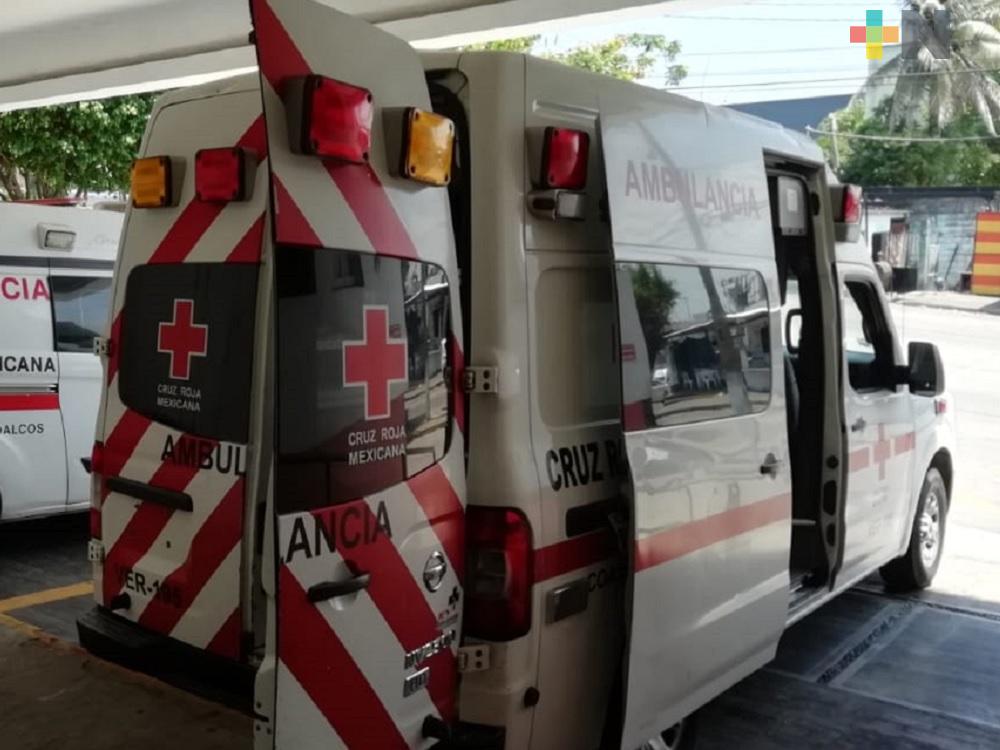 Paramédicos de Cruz Roja Coatzacoalcos trabajarán con normalidad durante contingencia por Covid-19