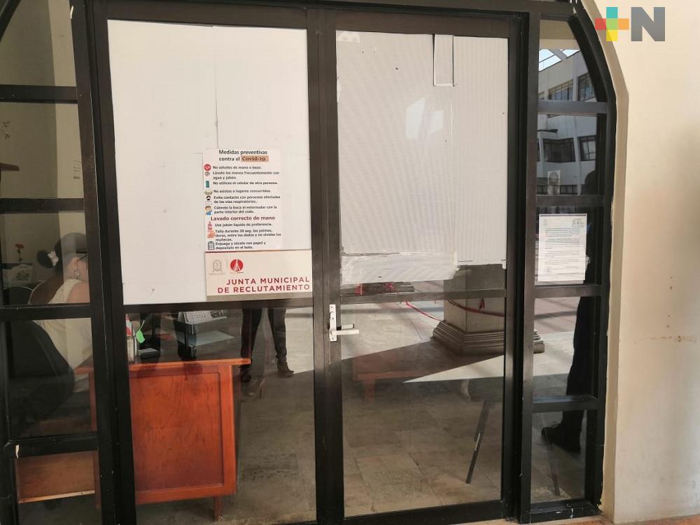 Por emergencia sanitaria, suspenden trámites para obtener cartilla del Servicio Militar Nacional