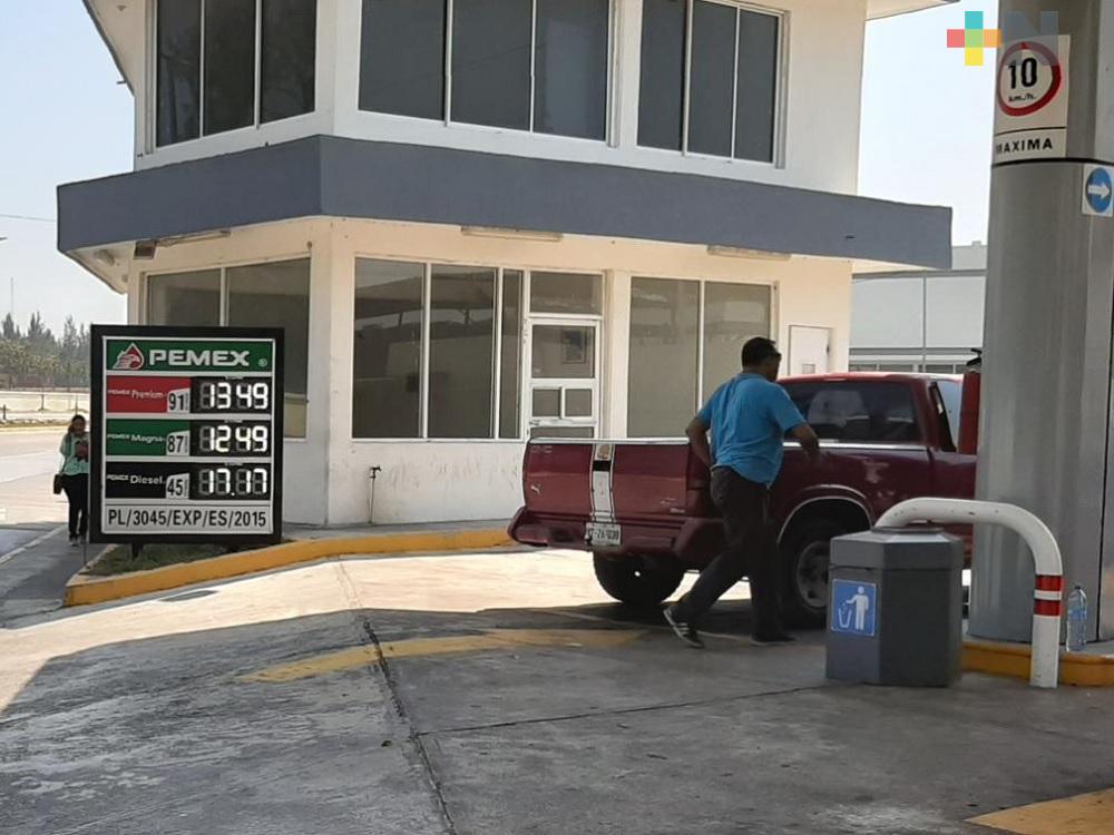 En municipio de Veracruz, venden gasolina Magna en 12.49 pesos