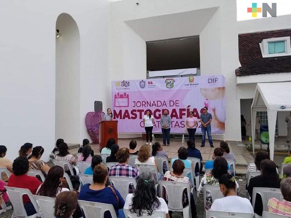 Realizan Jornada de Mastografías Gratuitas en San Rafael