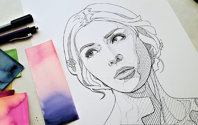 Taller de Autorretrato para adolescentes, en el Cevart