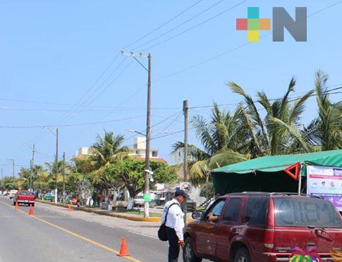 Por seguridad, cierra Tecolutla acceso a sus playas y río