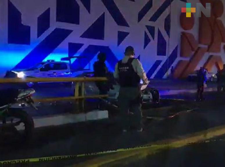 Una persona fallecida y un lesionado saldo de accidente en bulevar Boca del Río-Antón Lizardo