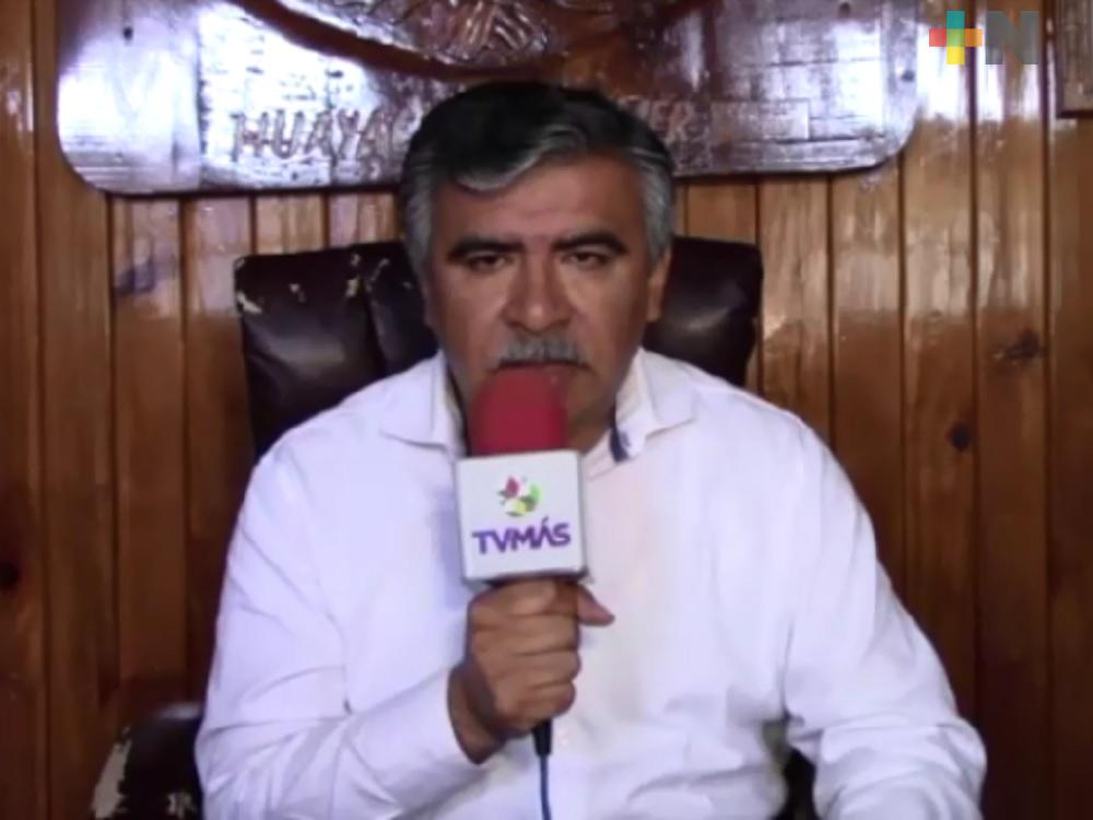 En Huayacocotla, continúan reforzando medidas sanitarias contra Covid 19