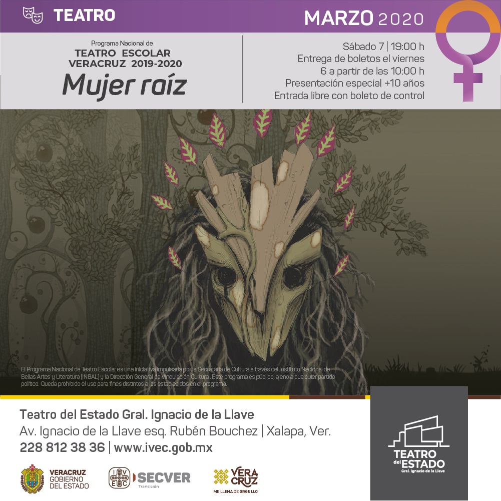 Función gratuita de Mujer raíz en el marco del Día Internacional de la Mujer