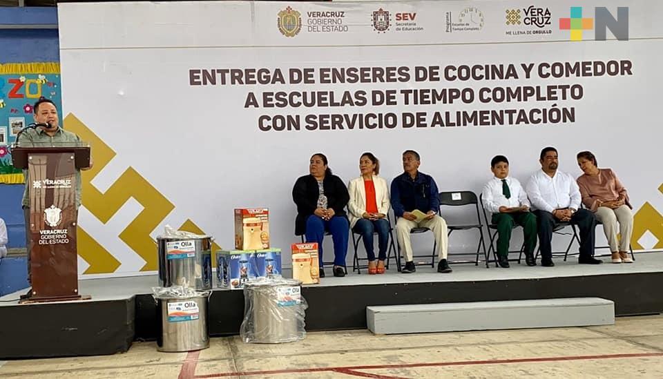 Fomenta SEV buenos hábitos alimenticios en escuelas de Los Tuxtlas