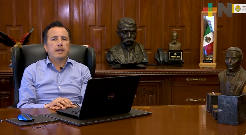 Cuitláhuac García pide no generar rumores e informarse a través de medios oficiales sobre el coronavirus