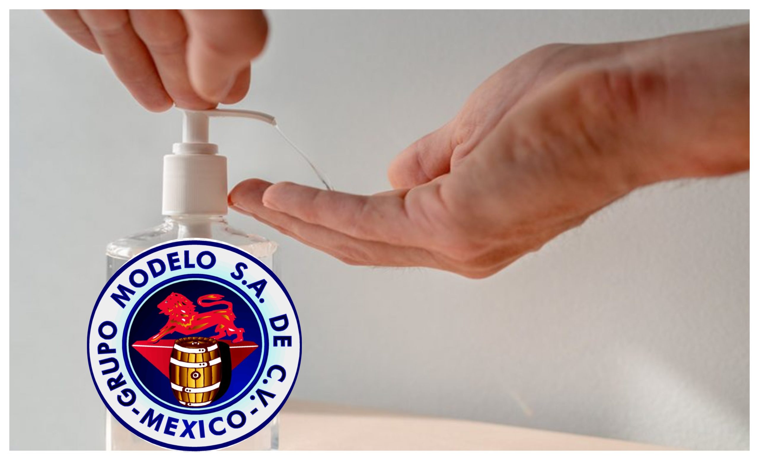 Grupo Modelo elaborará y donará gel antibacterial