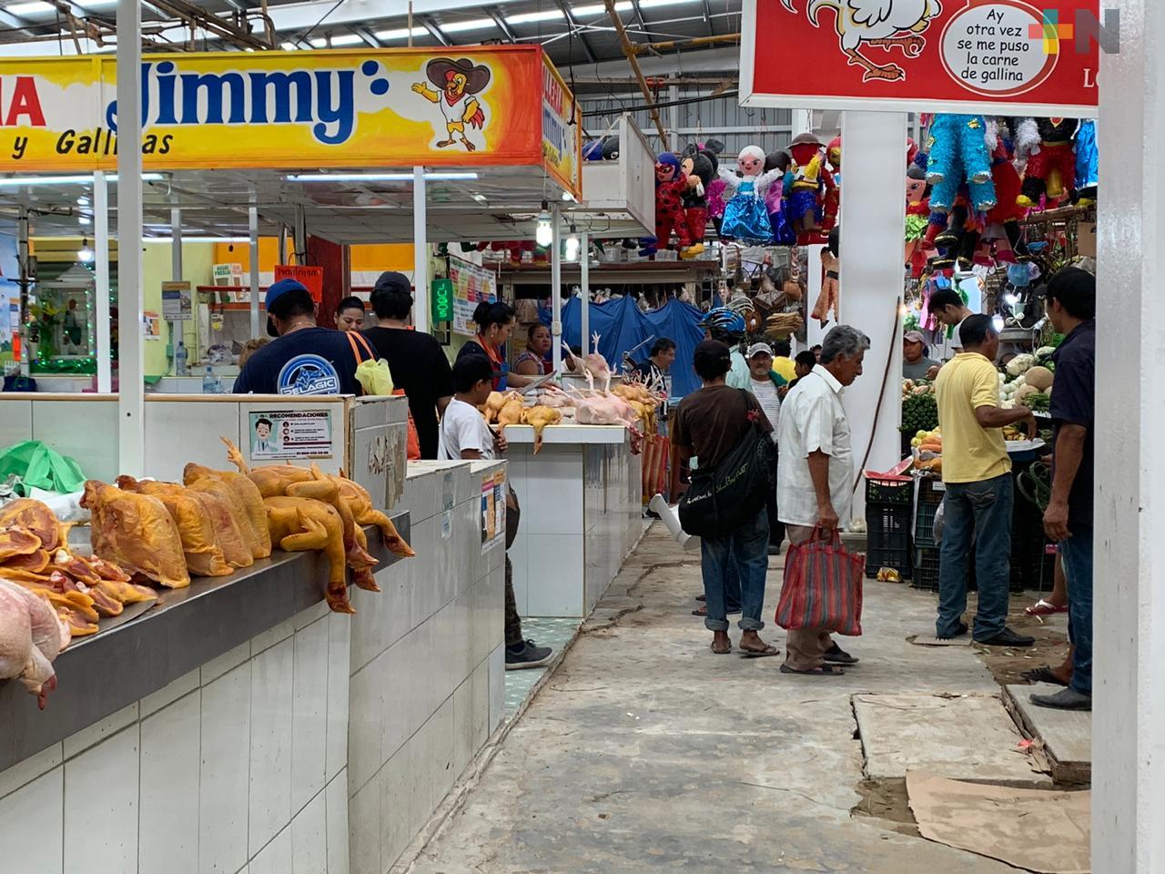 Siguen las actividades en mercado Morelos de Coatzacoalcos