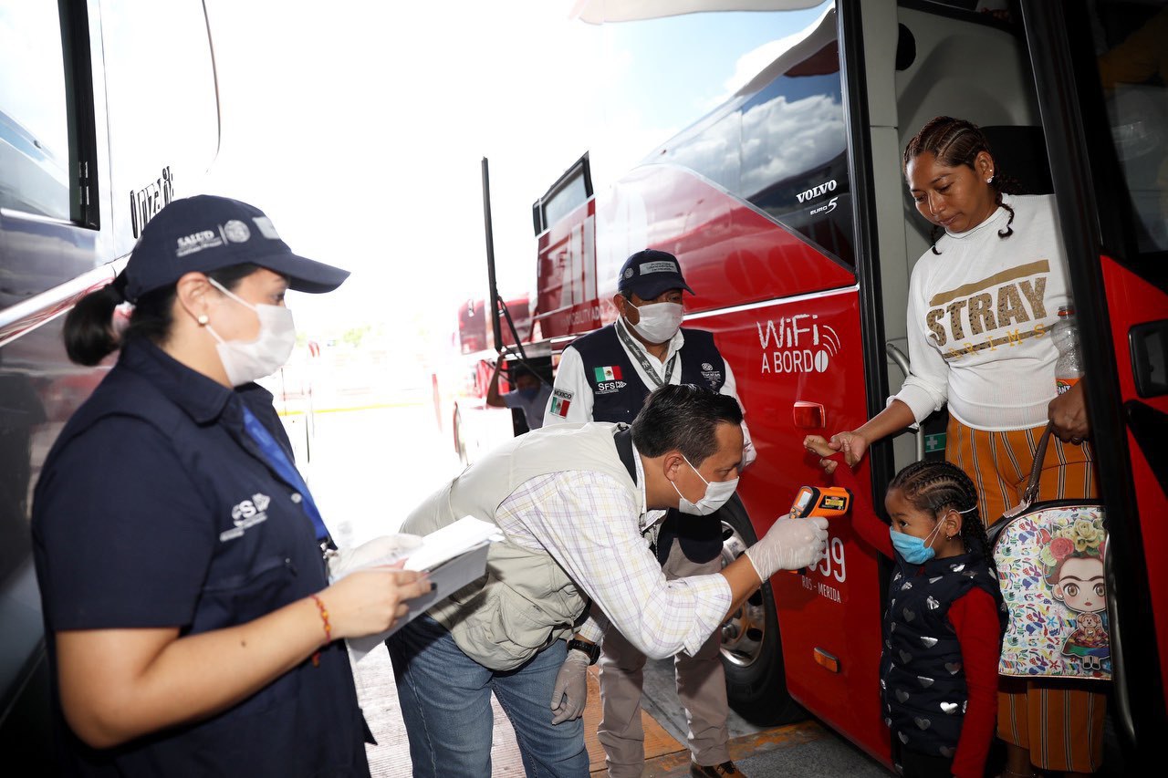 En Yucatán, Grupo ADO y autoridades realizan filtro sanitario