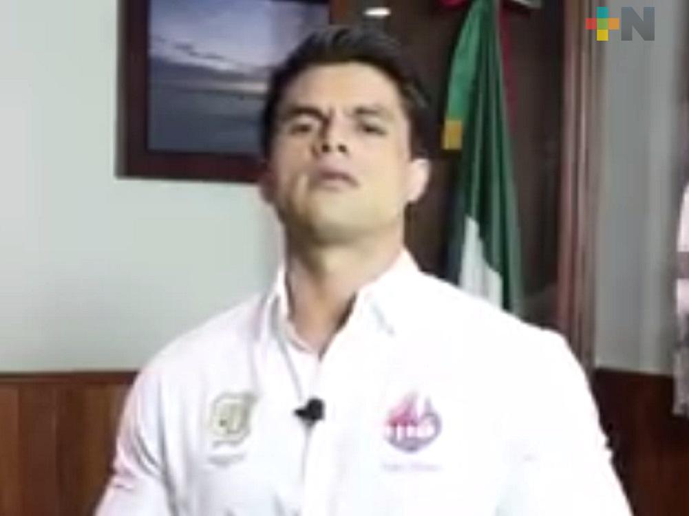 En seis meses que resta de administración continuaremos con obras en Tlacotalpan: alcalde Christian Romero