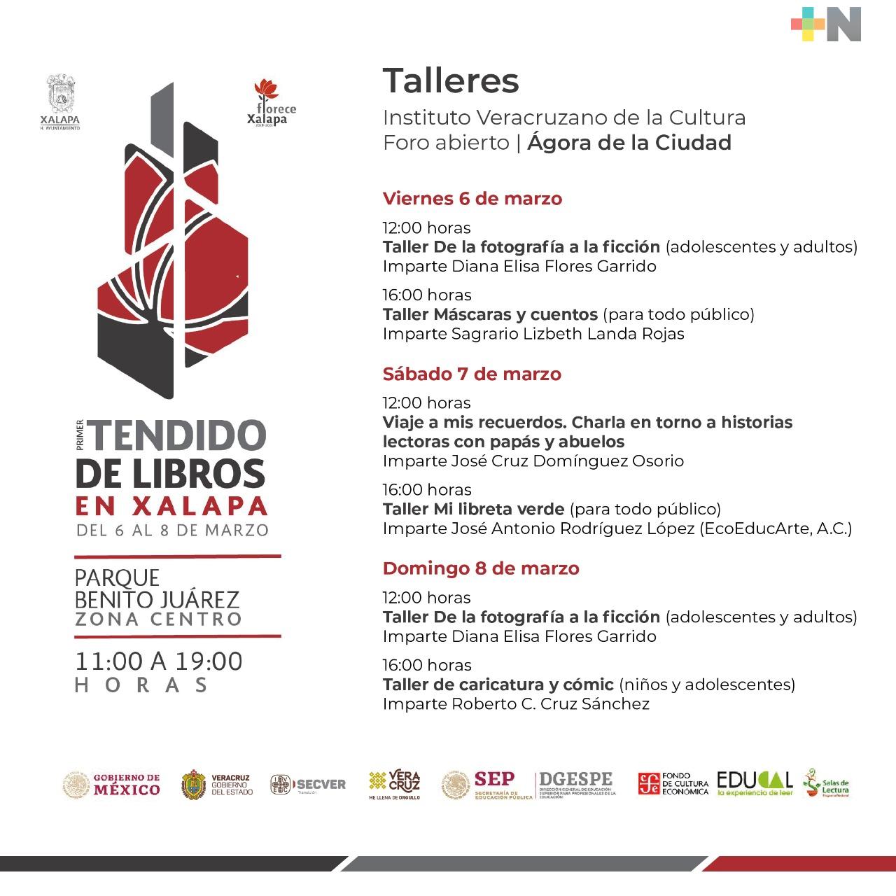 Primer Tendido de Libros tendrá talleres para toda la familia: IVEC