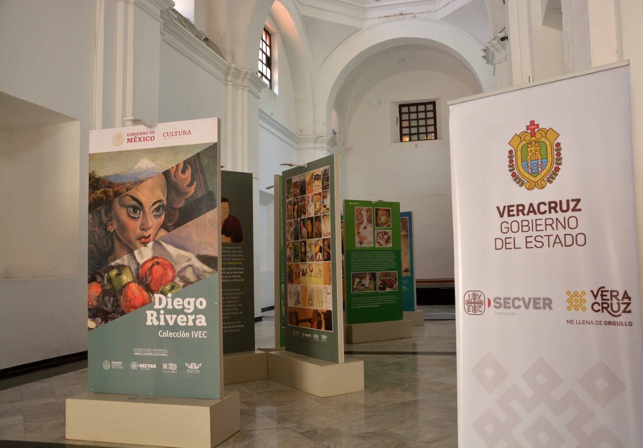 Llega la galería móvil Diego Rivera. Artista universal al Ex Convento Betlehemita
