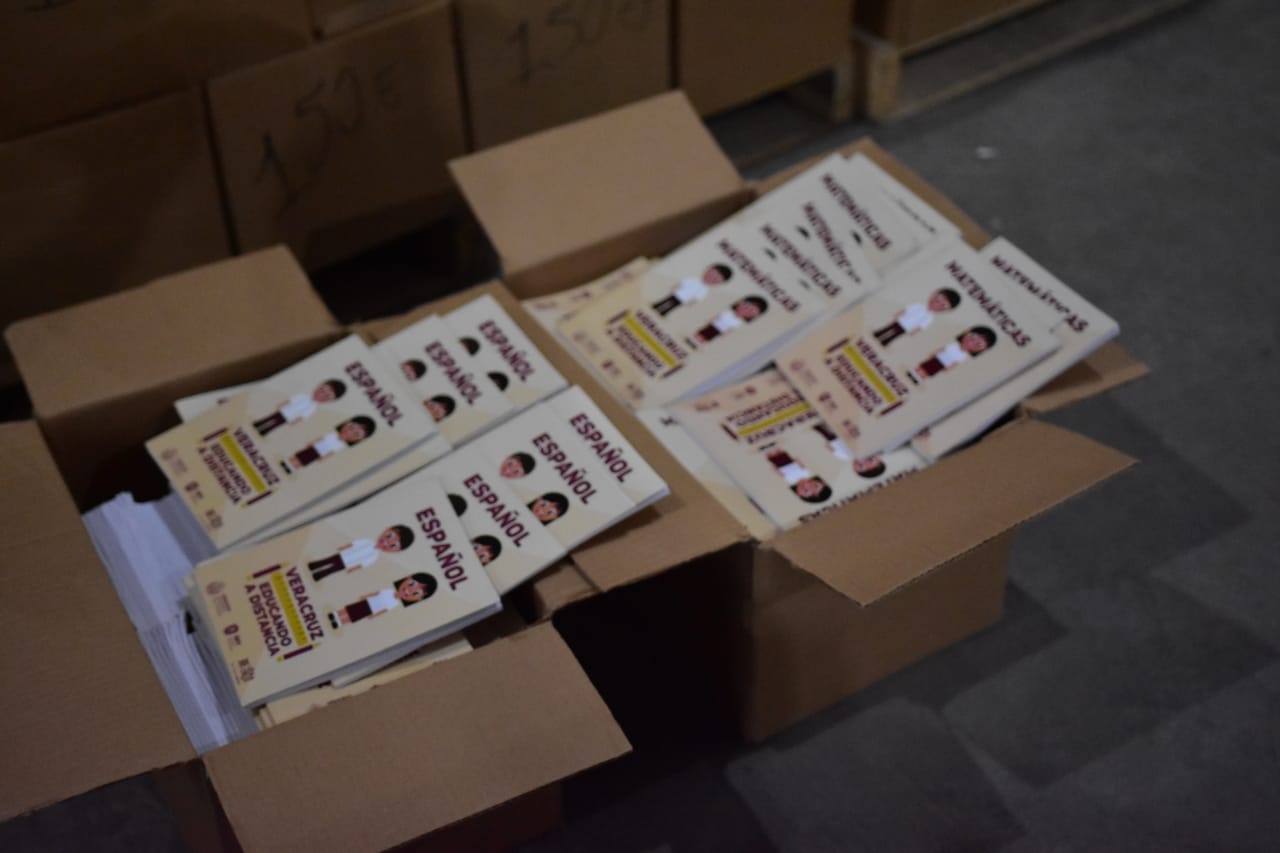 Inició SEV distribución de cuadernillos “Veracruz educando a distancia”