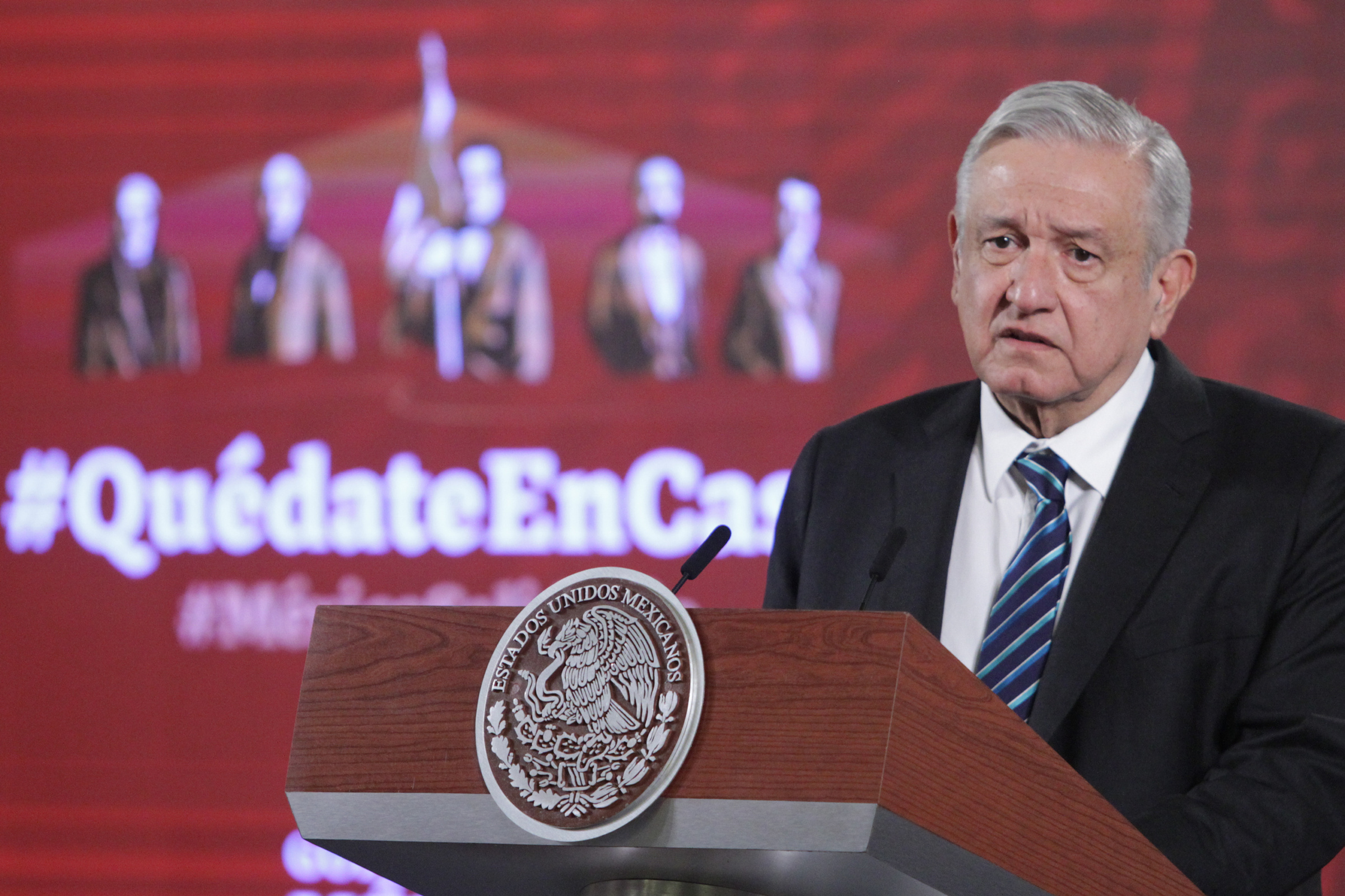 Agradece AMLO paciencia de niños ante COVID-19