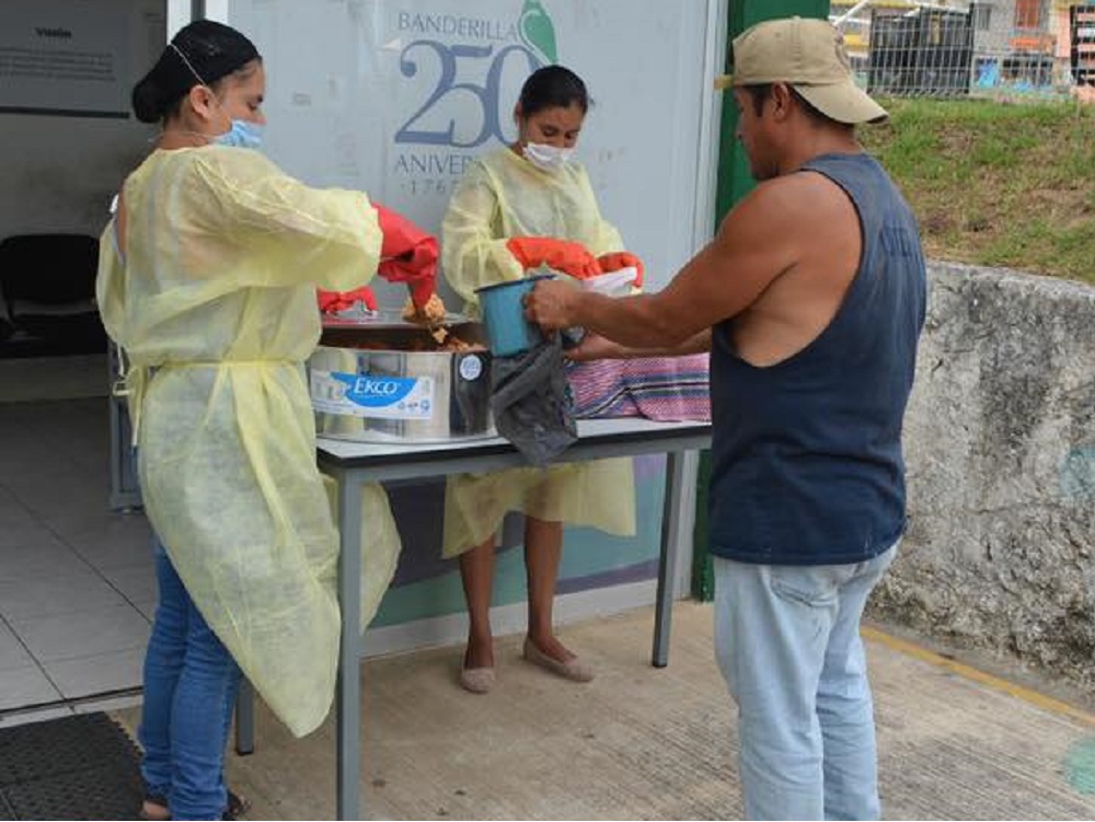 Ante contingencia sanitaria, abren comedores comunitarios en Banderilla