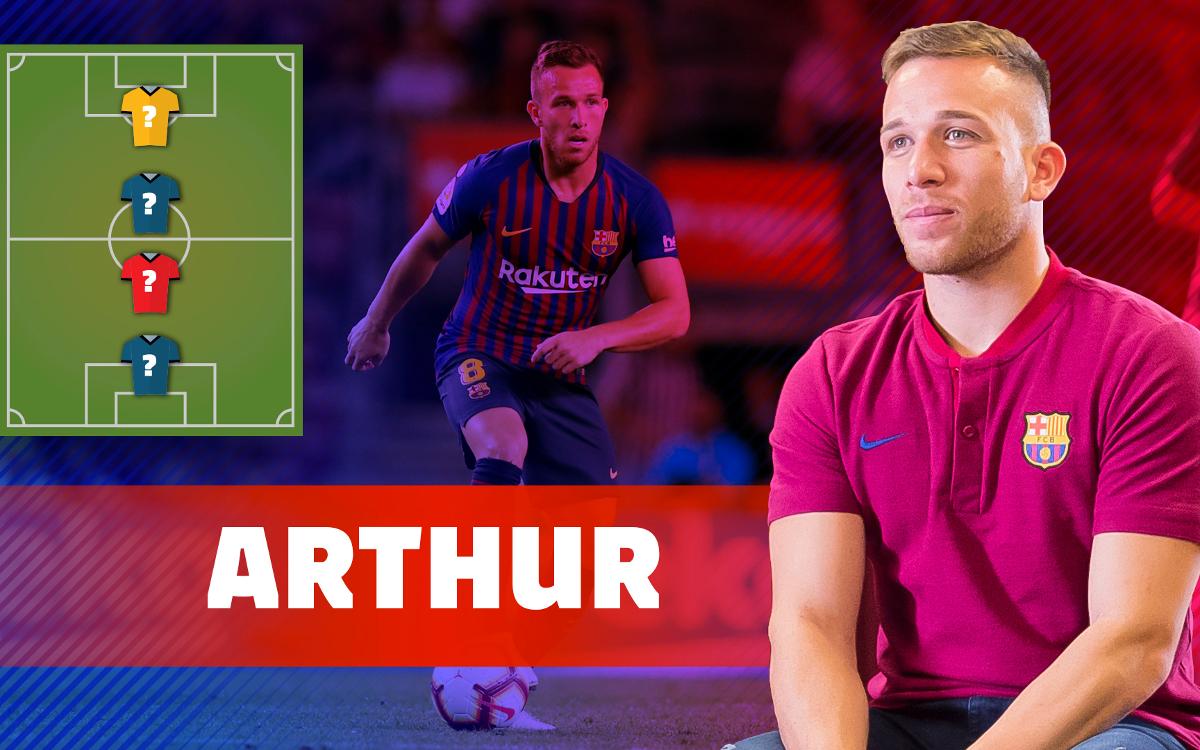 Brasileño Arthur Melo descarta salir de Barcelona