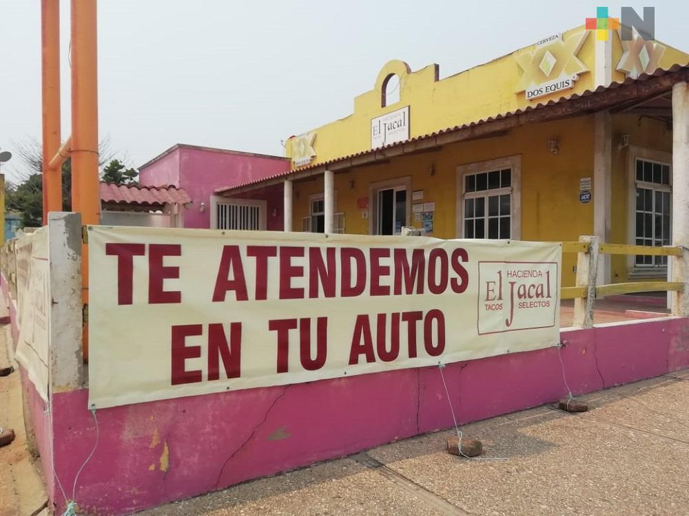 Autoservicio o entrega a domicilio, esperanza de restaurantes de Coatzacoalcos