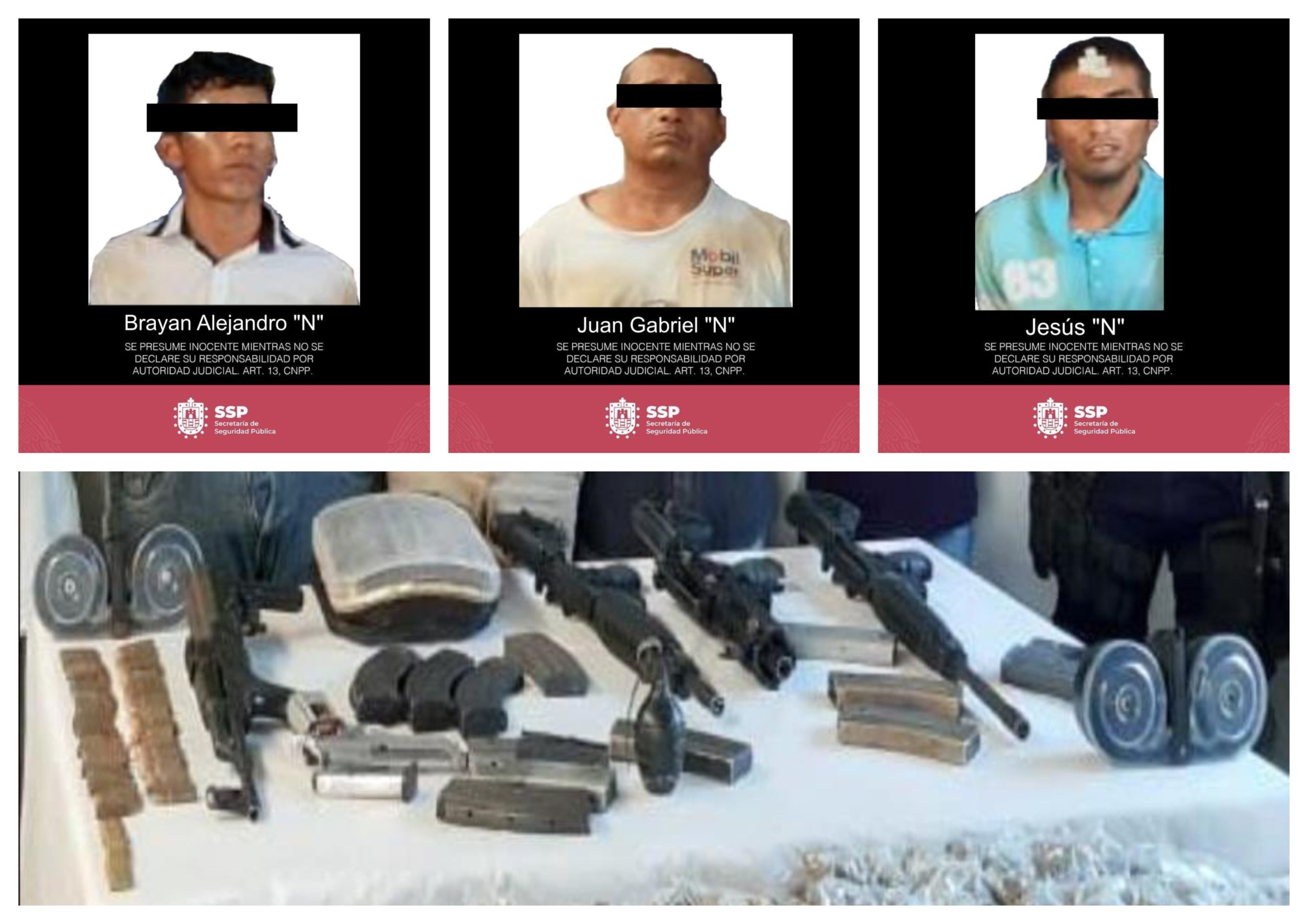 Detienen a cinco presuntos integrantes del CJNG en Veracruz