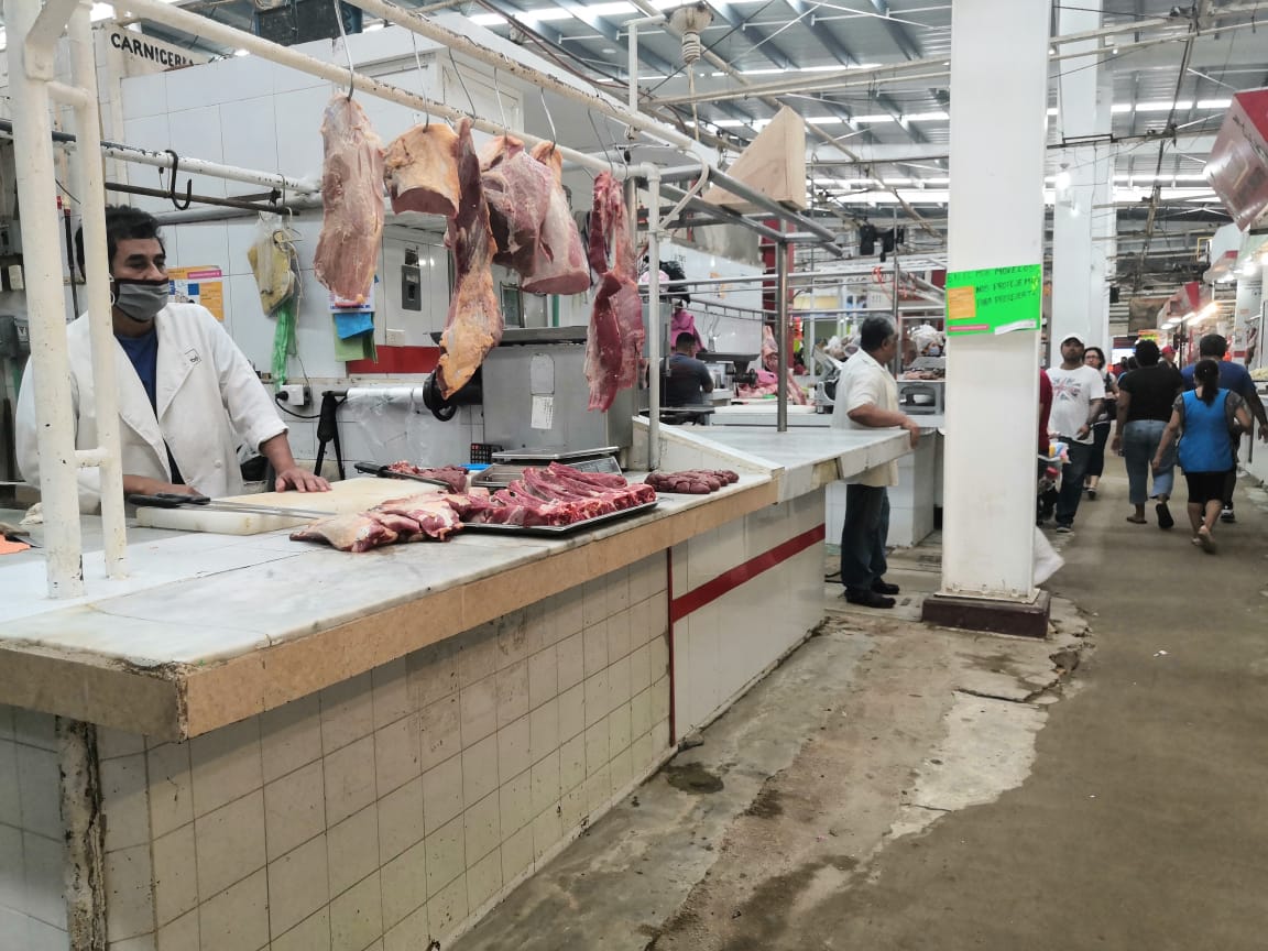 Vendedores de carne reportan bajas ventas a causa del Covid-19