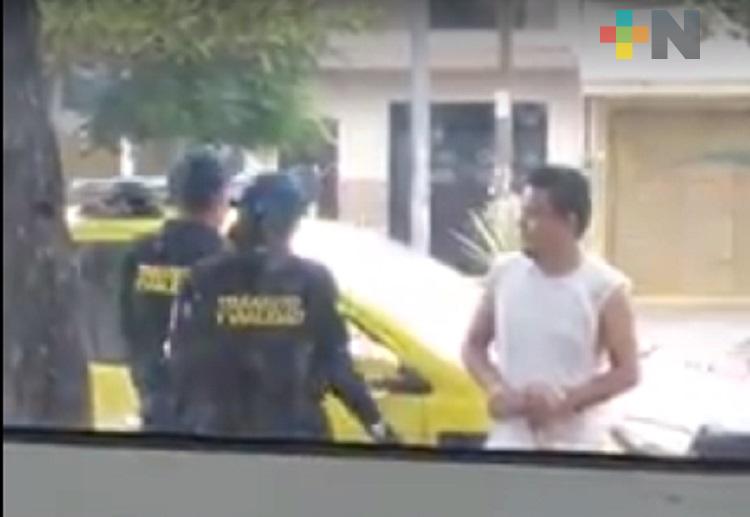 Cesan a elementos de Tránsito Municipal de Veracruz, por presuntos actos de corrupción