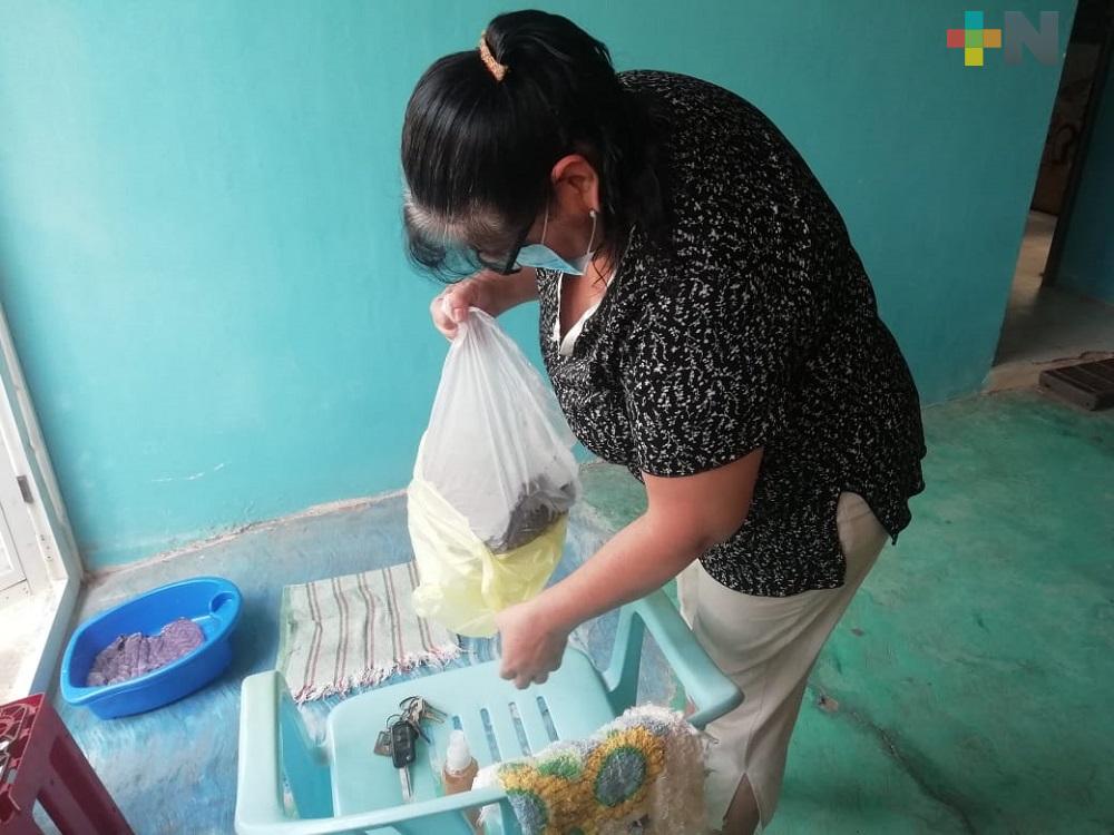 En Coatzacoalcos, familias comienzan a tomar medidas de sanidad